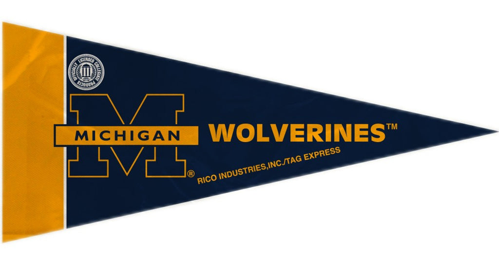 Michigan Wolverines Pennant Set Mini 8 Piece - Rico Industries