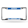 Kentucky Wildcats License Plate Frame Chrome EZ View - Rico Industries