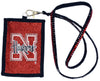 Nebraska Cornhuskers Wallet Beaded Lanyard Style Script Logo CO - Rico Industries