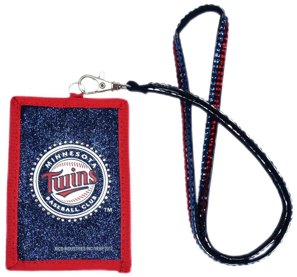 Minnesota Twins Wallet Beaded Lanyard Style - Rico Industries