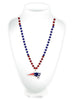 New England Patriots Beads with Medallion Mardi Gras Style - Rico Industries
