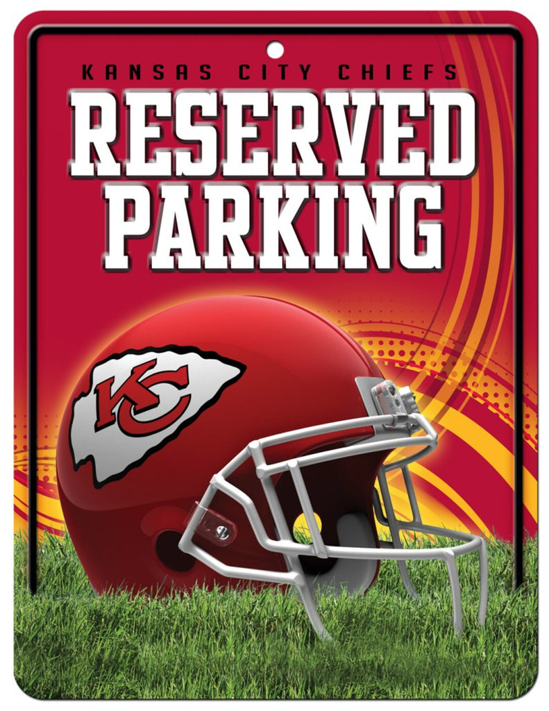 Kansas City Chiefs Sign Metal Parking - Rico Industries