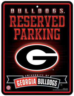 Georgia Bulldogs Sign Metal Parking - Rico Industries