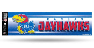 Kansas Jayhawks Decal Bumper Sticker Glitter - Rico Industries
