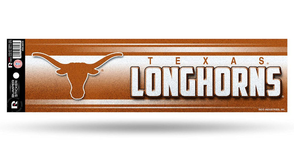 Texas Longhorns Decal Bumper Sticker Glitter - Rico Industries
