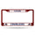 Cleveland Cavaliers License Plate Frame Metal Maroon - Special Order - Rico Industries