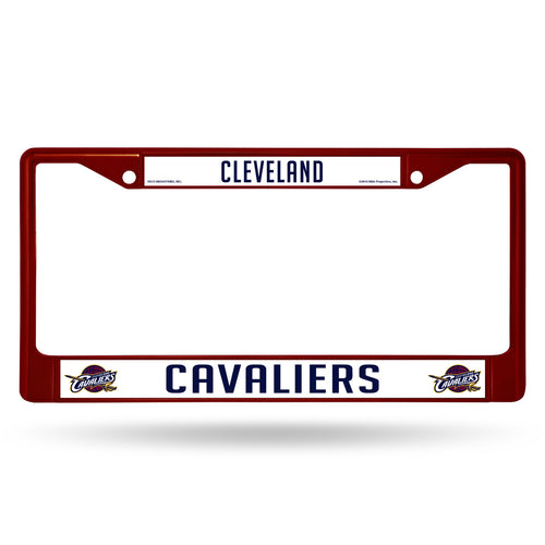 Cleveland Cavaliers License Plate Frame Metal Maroon - Special Order - Rico Industries