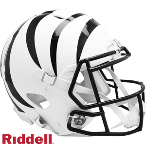 Cincinnati Bengals Helmet Riddell Authentic Full Size Speed Style On-Field Alternate - Riddell