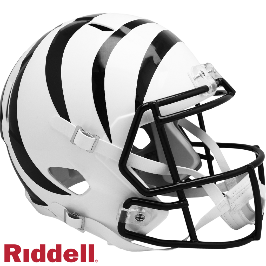 Cincinnati Bengals Helmet Riddell Replica Full Size Speed Style On-Field Alternate - Riddell