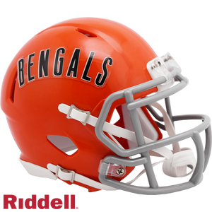 Cincinnati Bengals Helmet Riddell Replica Mini Speed Style 1968-1979 T/B Periodic Restock - Riddell