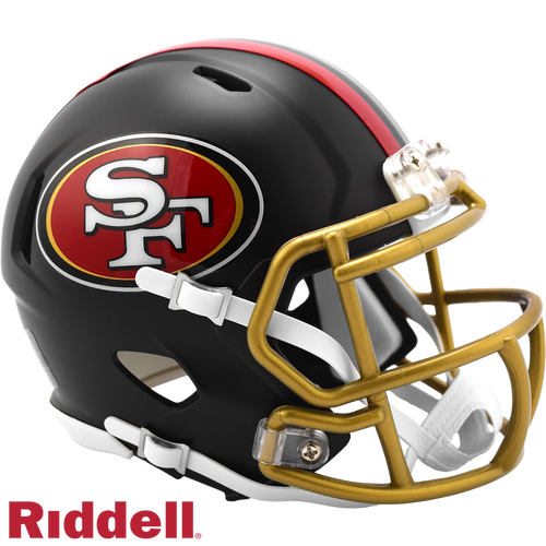 San Francisco 49ers Helmet Riddell Replica Mini Speed Style Rivalry Alternate 2025 Periodic Restock - Riddell