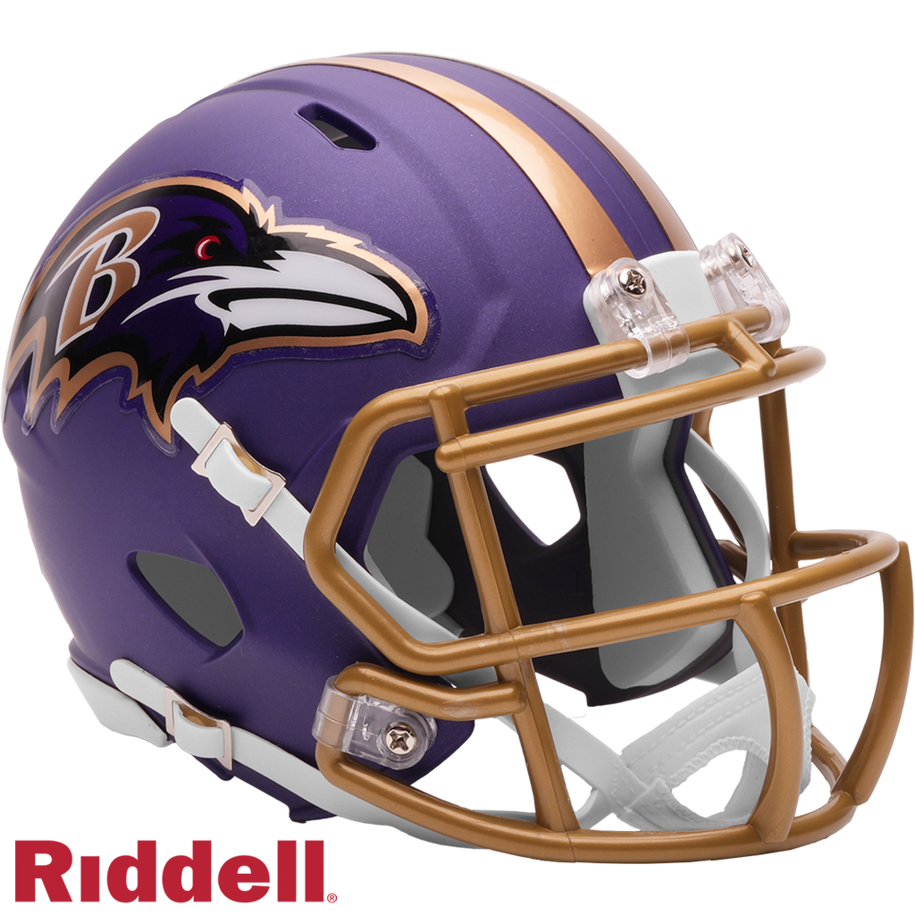 Baltimore Ravens Helmet Riddell Replica Mini Speed Style On-Field Alternate 2026 #1 Periodic Restock - Riddell