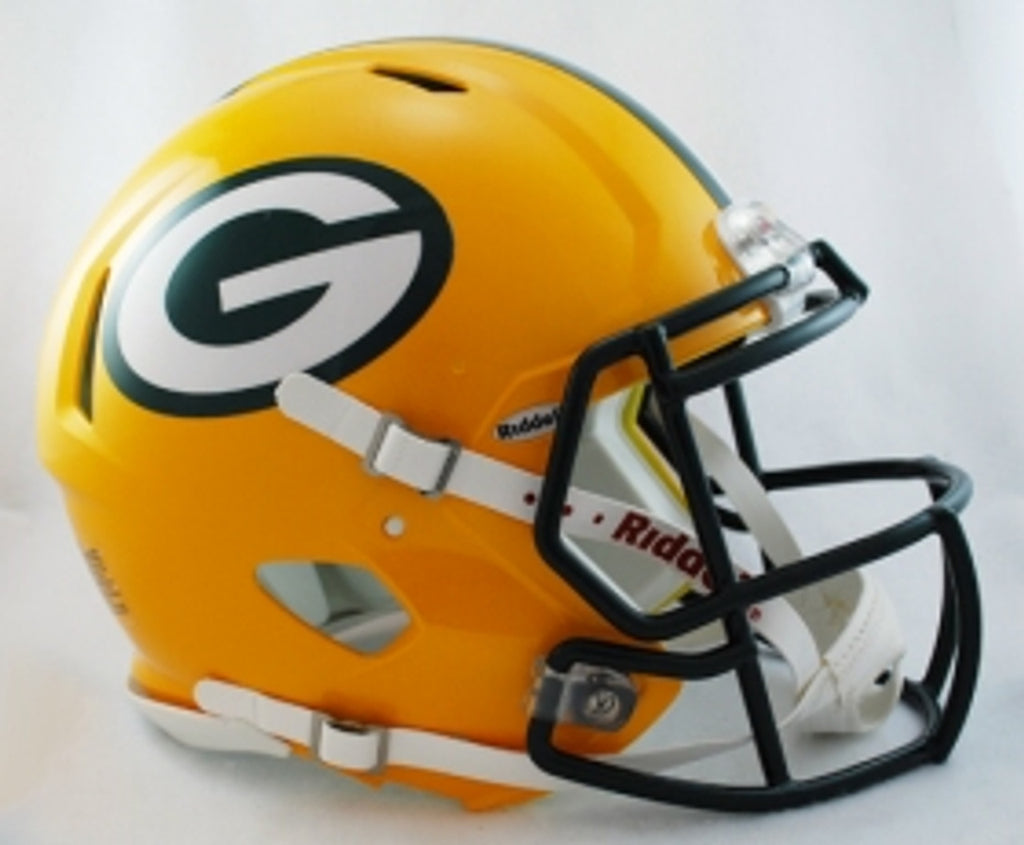 Green Bay Packers Helmet Riddell Authentic Full Size Speed Style - Riddell