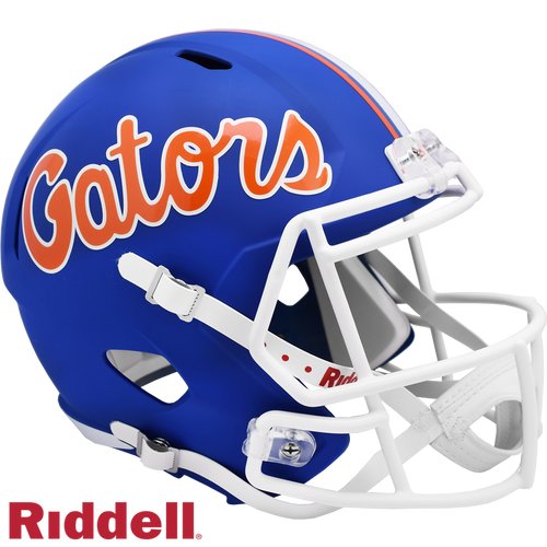 Florida Gators Helmet Riddell Replica Full Size Speed Style Blue - Riddell