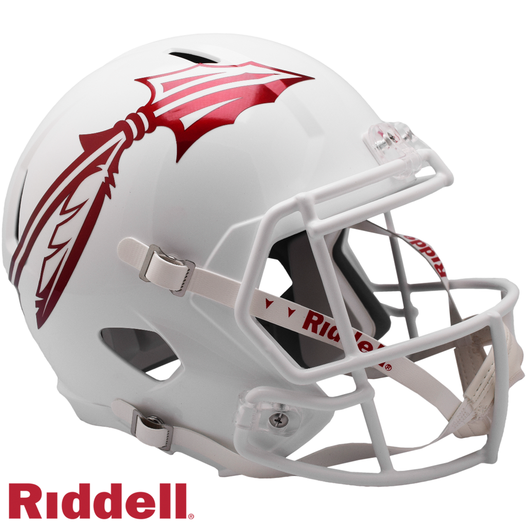 Florida State Seminoles Helmet Riddell Replica Full Size Speed Style White - Riddell