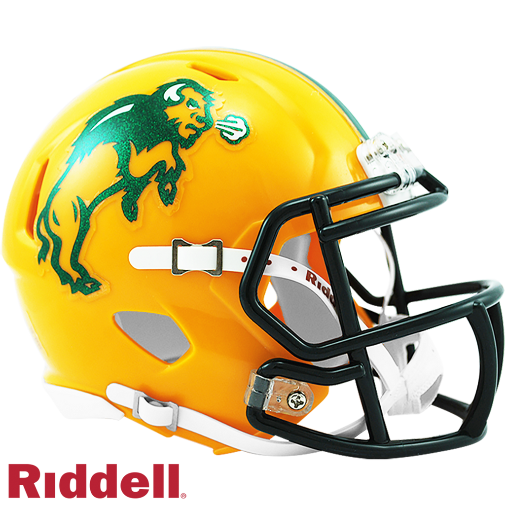 North Dakota State Bison Helmet Riddell Replica Mini Speed Style - Riddell