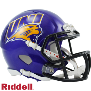 Northern Iowa Panthers Helmet Riddell Replica Mini Speed Style - Riddell