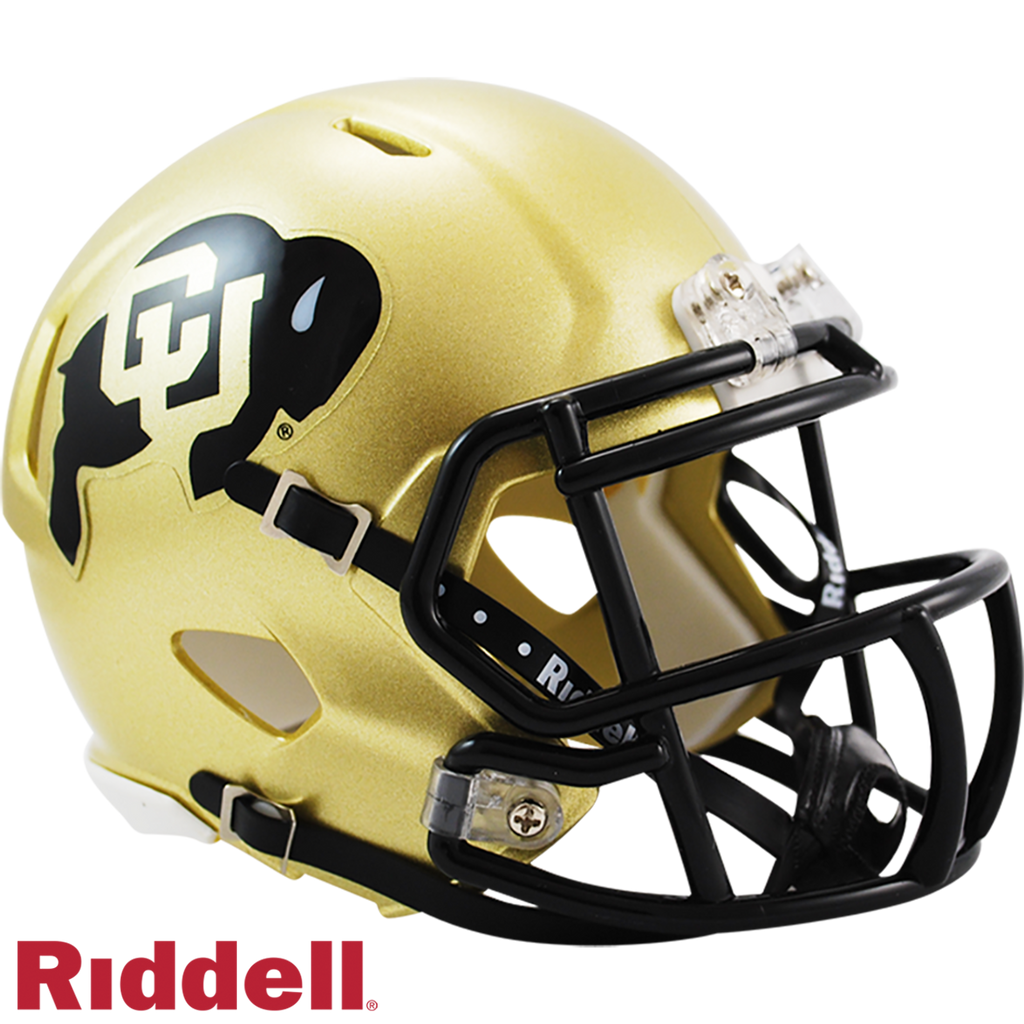 Colorado Buffaloes Helmet Riddell Replica Mini Speed Style - Riddell