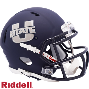 Utah State Aggies Helmet Riddell Replica Mini Speed Style - Riddell