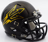 Arizona State Sun Devils Helmet Riddell Replica Mini Speed Style Satin Black - Riddell