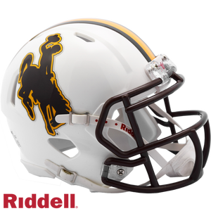 Wyoming Cowboys Helmet Riddell Replica Mini Speed Style - Riddell