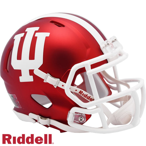Indiana Hoosiers Helmet Riddell Replica Mini Speed Style Crimson - Riddell