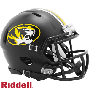Missouri Tigers Helmet Riddell Replica Mini Speed Style Black - Riddell
