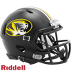 Missouri Tigers Helmet Riddell Replica Mini Speed Style Black - Riddell