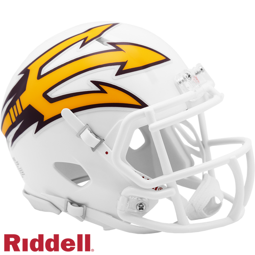 Arizona State Sun Devils Helmet Riddell Replica Mini Speed Style White - Riddell
