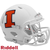 Illinois Fighting Illini Helmet Riddell Replica Mini Speed Style White - Riddell