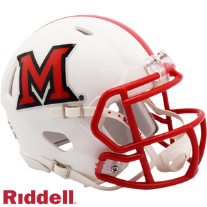 Miami of Ohio Redhawks Helmet Riddell Replica Mini Speed Style - Riddell