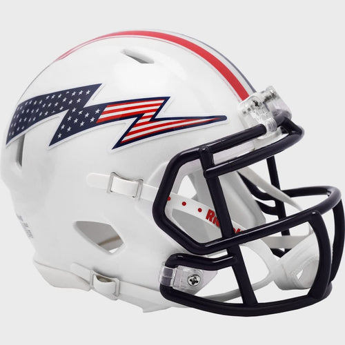 Air Force Falcons Helmet Riddell Replica Mini Speed Style Stars and Stripes Design - Riddell