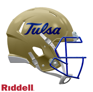 Tulsa Golden Hurricane Helmet Riddell Replica Mini Speed Style Gold - Riddell