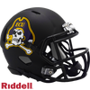 East Carolina Pirates Helmet Riddell Replica Mini Speed Style Matte Black - Riddell