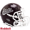 Mississippi State Bulldogs Helmet Riddell Replica Mini Speed Style Script - Riddell