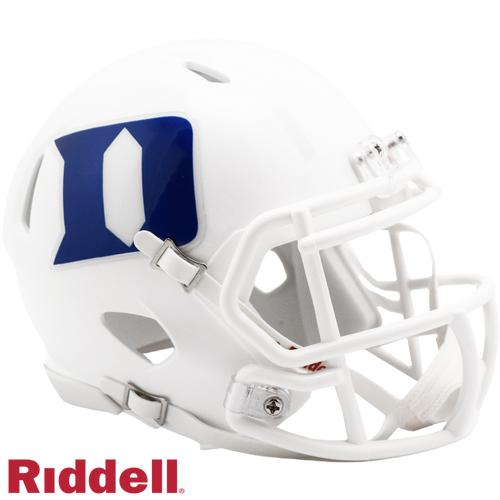 Duke Blue Devils Helmet Riddell Replica Mini Speed Style White - Riddell