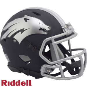 Nevada Wolf Pack Helmet Riddell Replica Mini Speed Style - Riddell