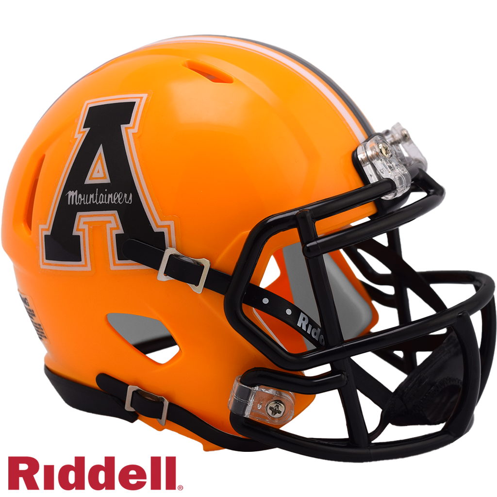 Appalachian State Mountaineers Helmet Riddell Replica Mini Speed Style Gold - Riddell