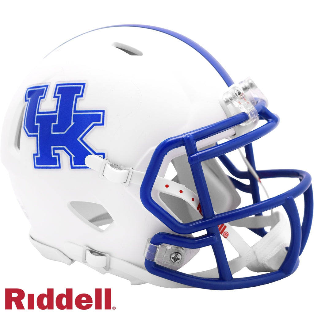 Kentucky Wildcats Helmet Riddell Replica Mini Speed Style White - Riddell
