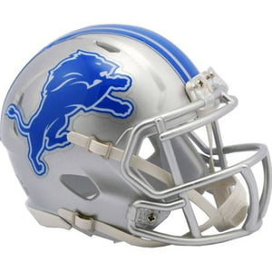 Detroit Lions Helmet Riddell Replica Mini Speed Style 2017-2023 Throwback - 2