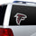 Atlanta Falcons Window Film 12 Inch Die Cut -