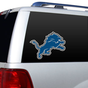 Detroit Lions Window Film 12 Inch Die Cut -