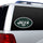New York Jets Window Film 12 Inch Die Cut -