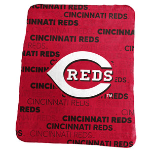 Cincinnati Reds Blanket 50x60 Fleece Classic - Logo Brands