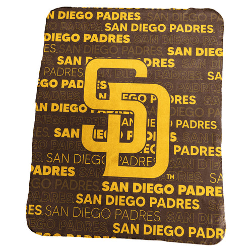 San Diego Padres Blanket 50x60 Fleece Classic - Logo Brands
