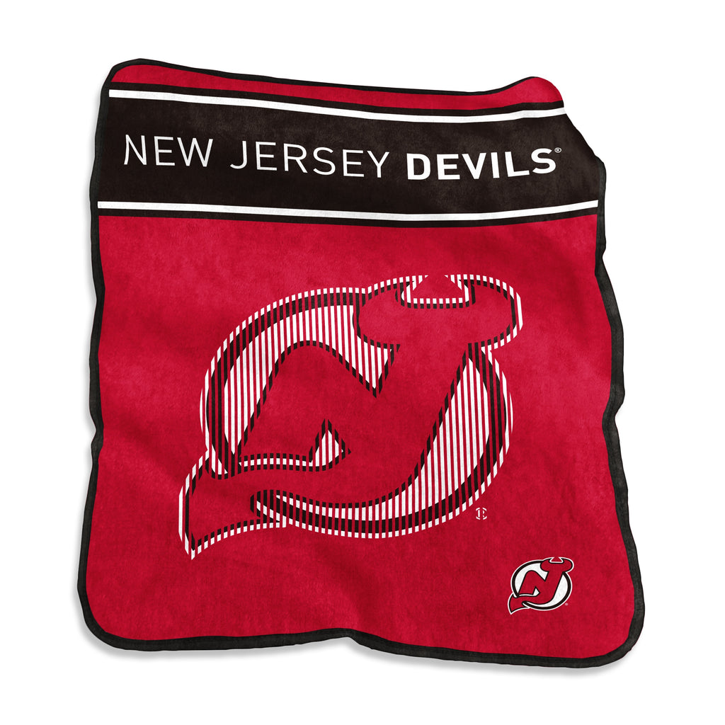 New Jersey Devils Blanket 60x80 Raschel Throw - Logo Brands