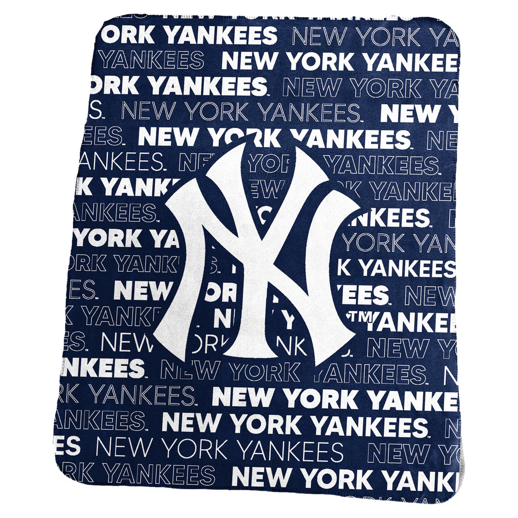New York Yankees Blanket 50x60 Fleece Classic - Logo Brands