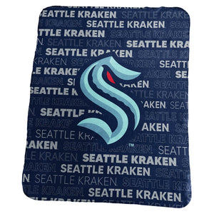 Seattle Kraken Blanket 50x60 Fleece Classic - Logo Brands