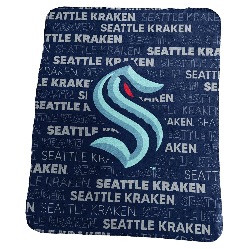 Seattle Kraken Blanket 50x60 Fleece Classic - Logo Brands