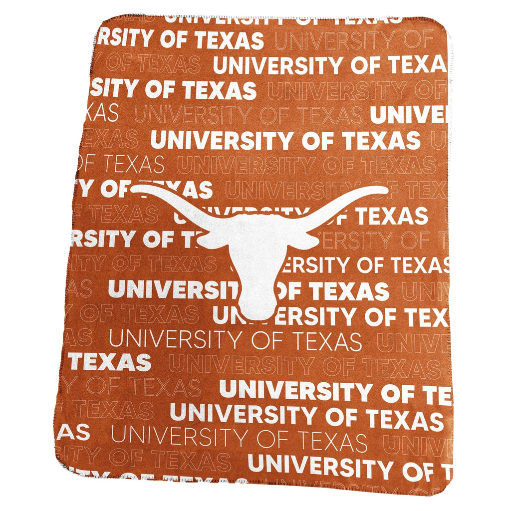 Texas Longhorns Blanket 50x60 Fleece Classic - Logo Brands